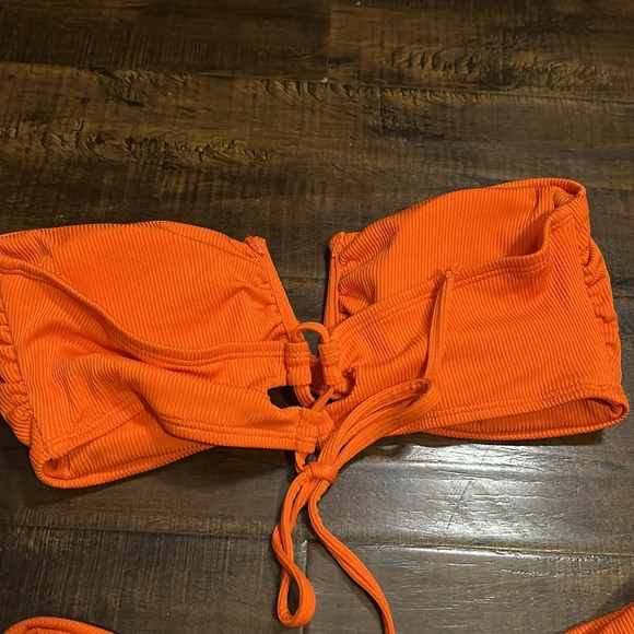 New Orange 2 Pc Bikini Amazon Size M - Picture 3 of 3